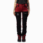 nahlad Beyond Nordic Sweden BN002 Zip-Off červené dámské outdoor kalhoty 2v1 Teflon Eco