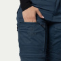 nahlad Beyond Nordic Sweden Zip-Off modré dámske outdoorové nohavice 2v1 Teflon EcoElit