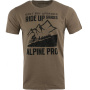 náhled ALPINE PRO Zebaro hnědé pánské triko