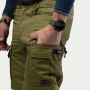 nahlad Beyond Nordic Sweden BN010 zelené pánské outdoor kraťasy Teflon EcoElite®