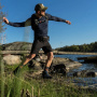 nahlad Beyond Nordic Sweden černé pánské outdoor lehké kraťasy Terraflex™ quick-dry