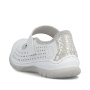 nahlad RIEKER L32B5-82 biele dámske letné poltopánky, priedušné, Antistress podrážka