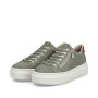 nahlad RIEKER M1952-52 zelené dámske antistress tenisky, moderný vzhľad do mesta