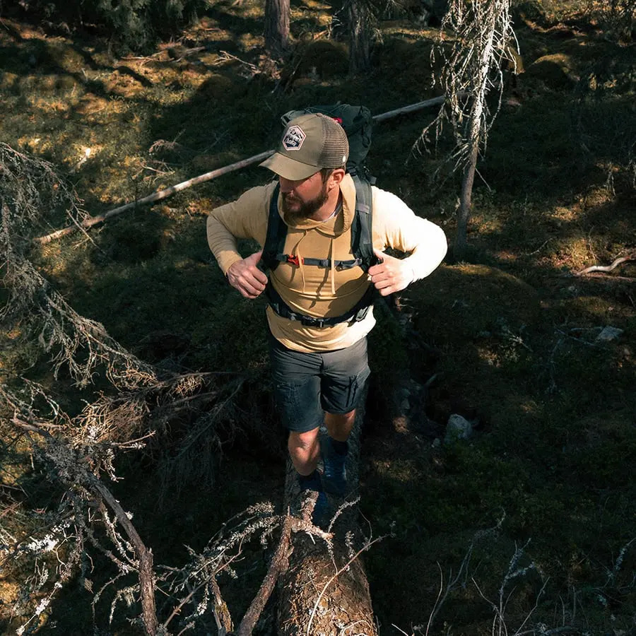 detail Beyond Nordic BN215 olivová pánska baseballová Trucker čiapka, priedušná