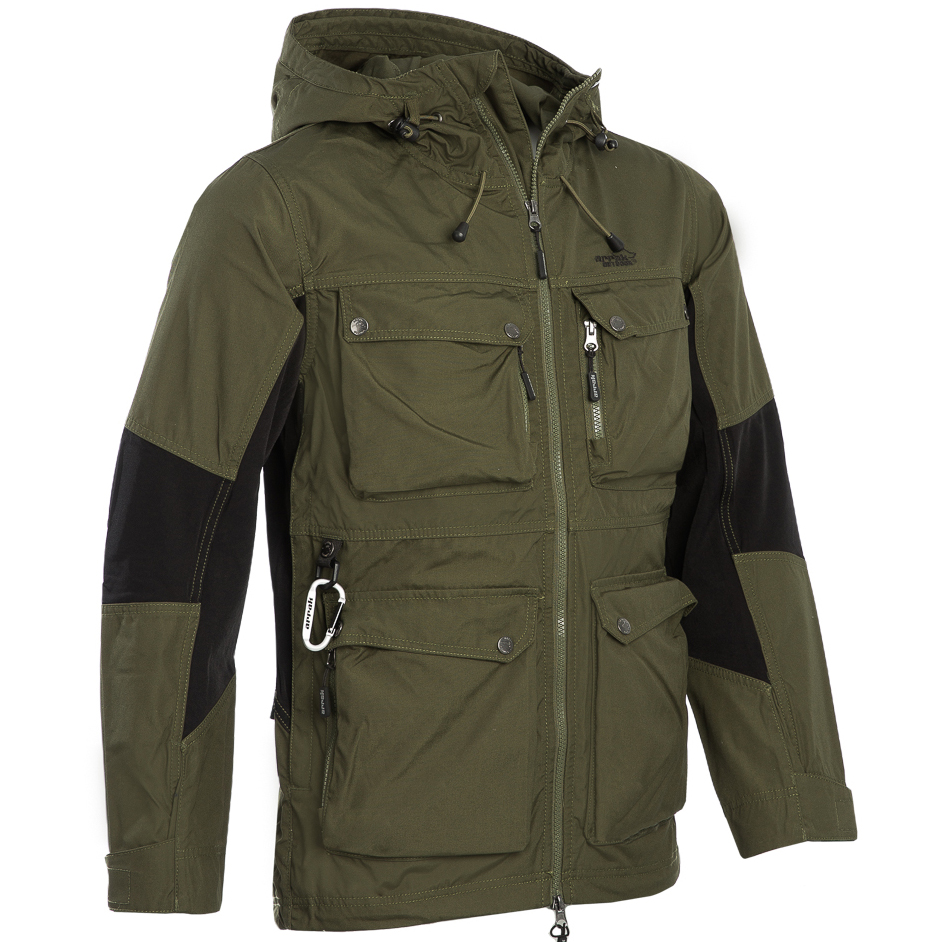 detail ARRAK SWEDEN Hybrid pánská celoroční outdoor/hunting bunda + membrána