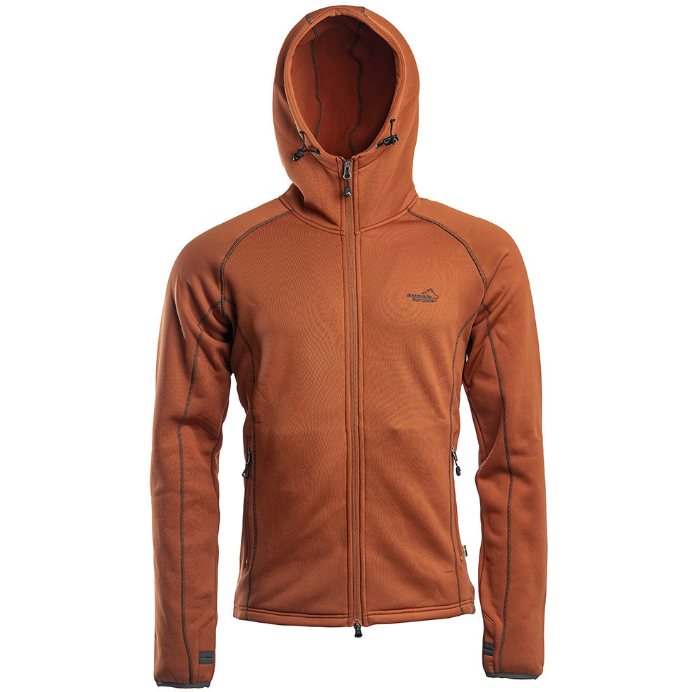 detail ARRAK SWEDEN Power oranžová funkční bunda/mikina