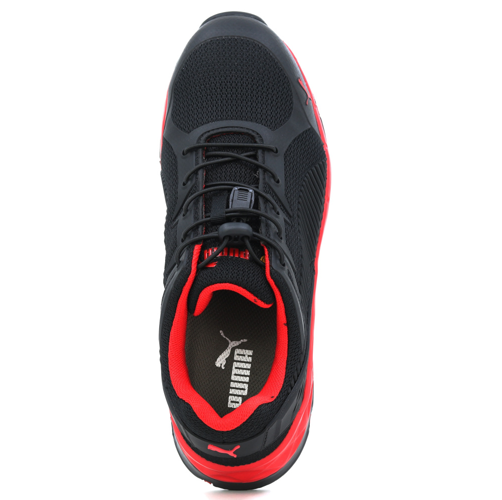 detail PUMA Fuse Motion 2.0 red low S1P ESD HRO bezpečnostná obuv
