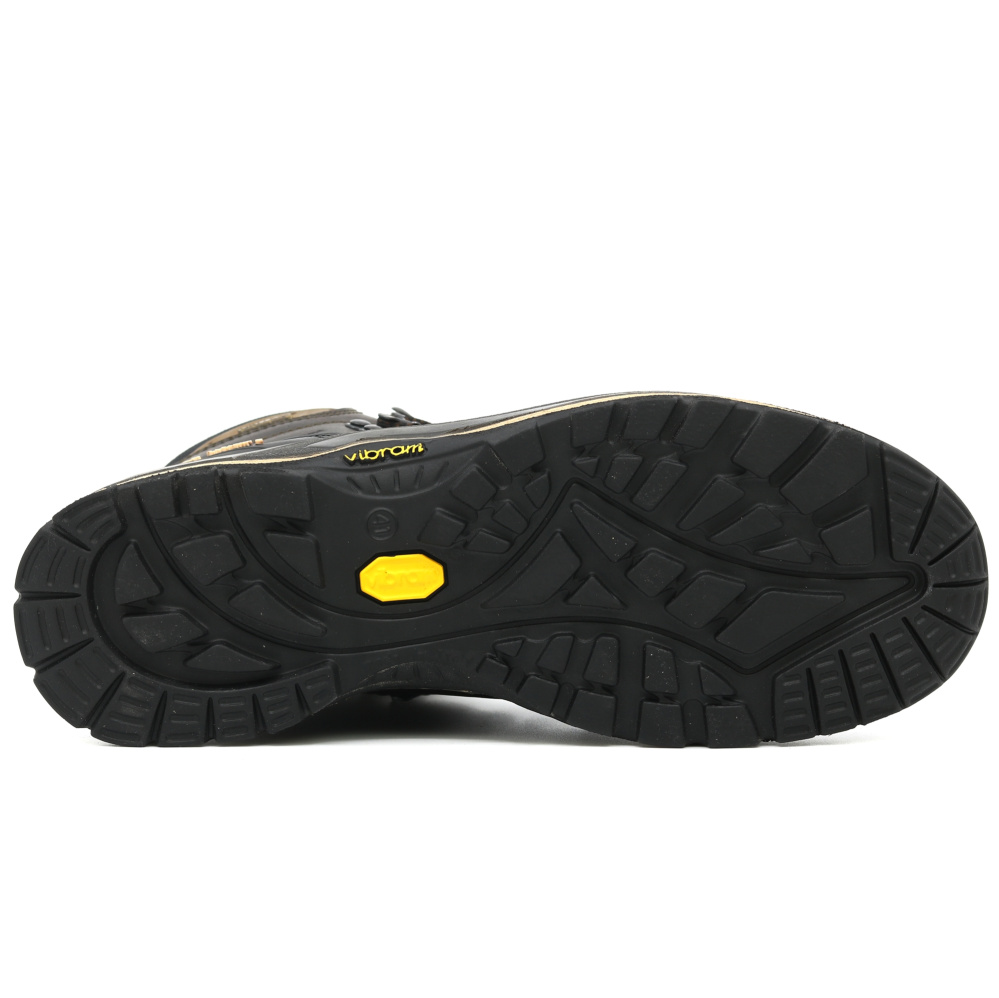 detail GRISPORT Quatro hnedá pánska kožená pohodlná outdoorová obuv s membránou Gritex®