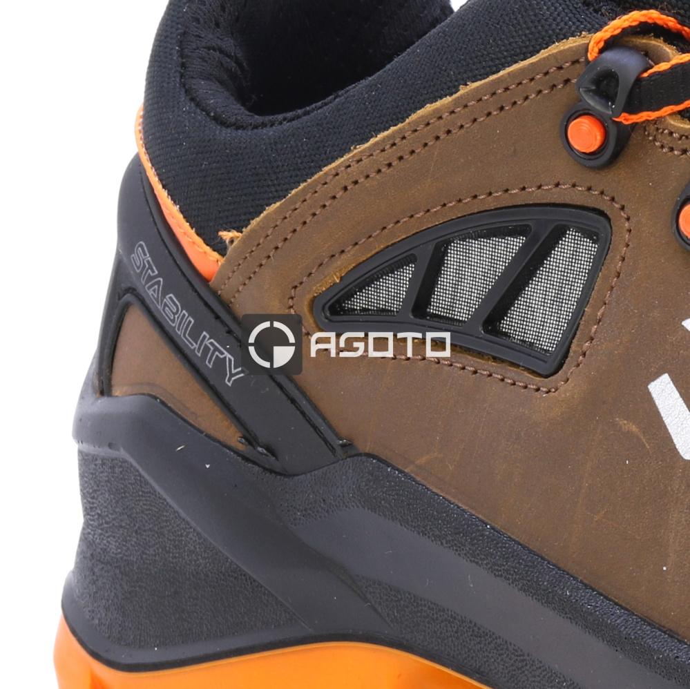 detail BICAP Seal Low S3 hnedá pánska pracovná obuv + ventilačný systém Pro Air