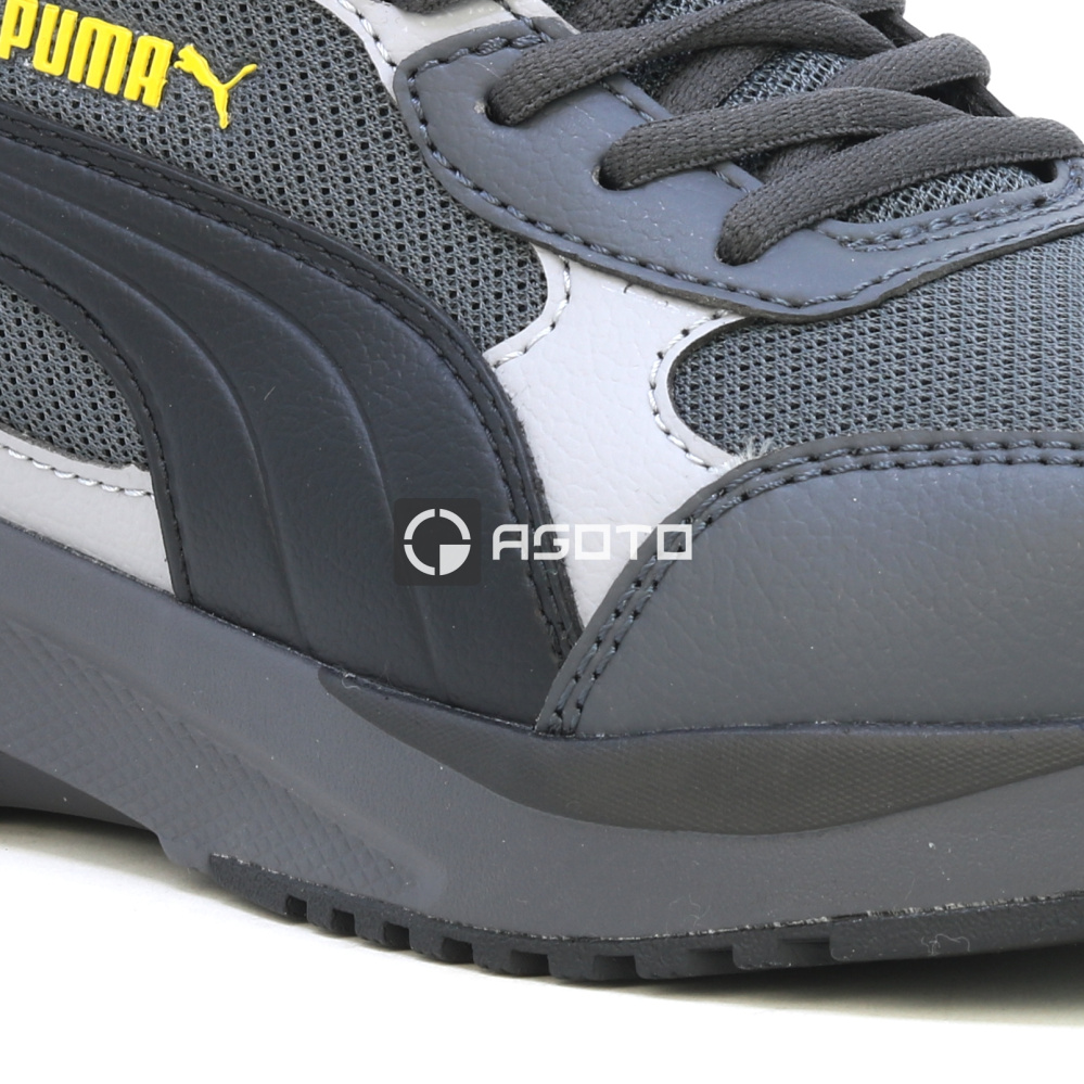 detail PUMA Shift S1P Low sivá pánska pracovná obuv, ľahká s mäkkým došľapom