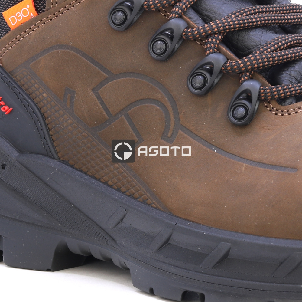 detail SIXTON Marmolada S3 hnědá pánská pracovní obuv