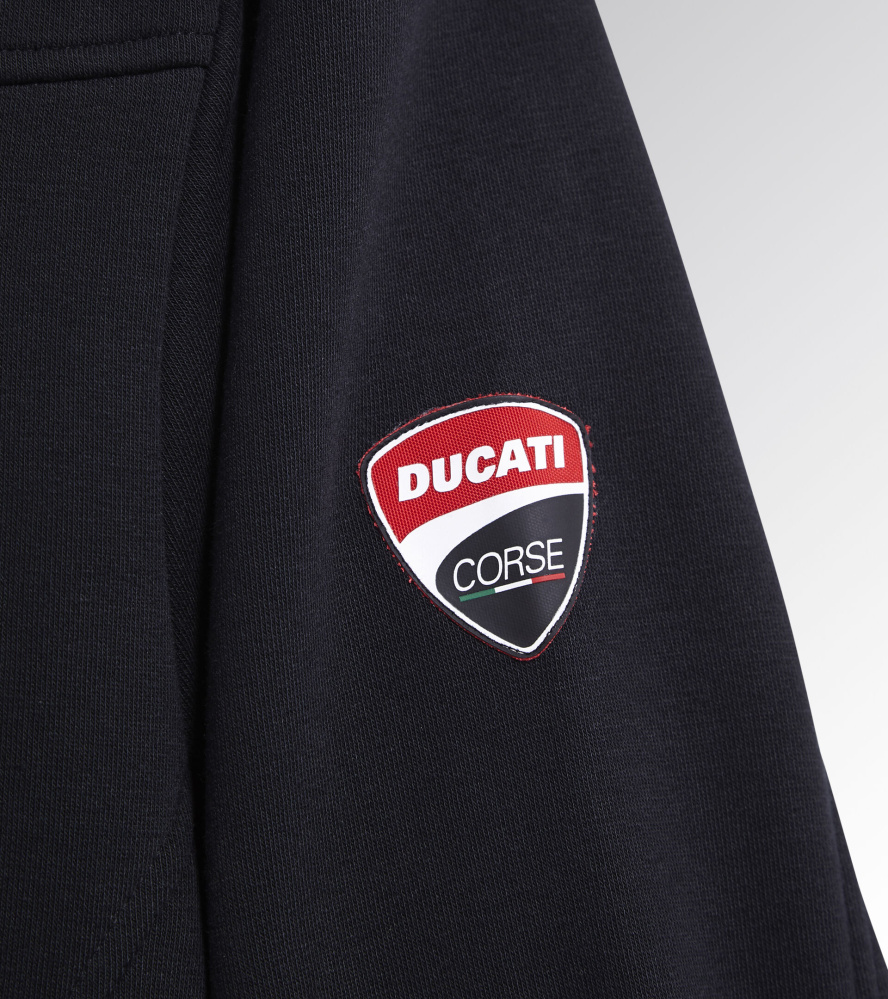 detail DUCATI černá pánská mikina