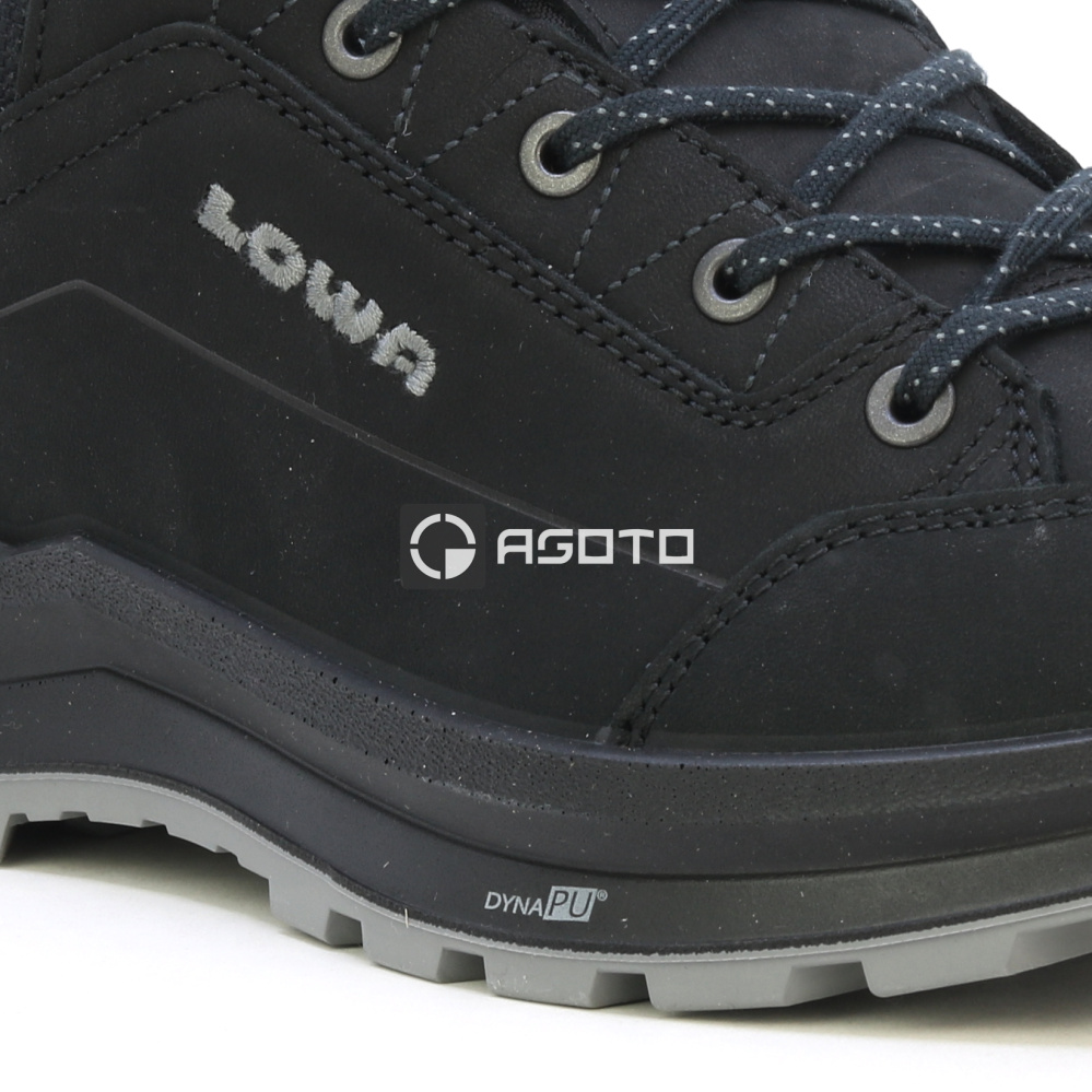 detail LOWA Renegade EVO GTX lo černá pánská outdoor obuv membrána Gore-Tex®