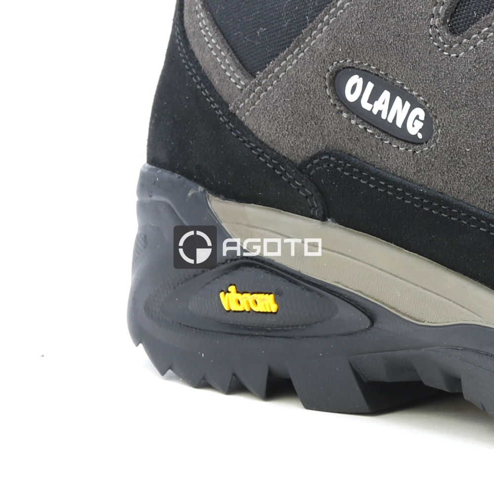 detail OLANG Biella 896 hnedá pánska outdoorová obuv z prírodnej kože, pohodlná a ľahká