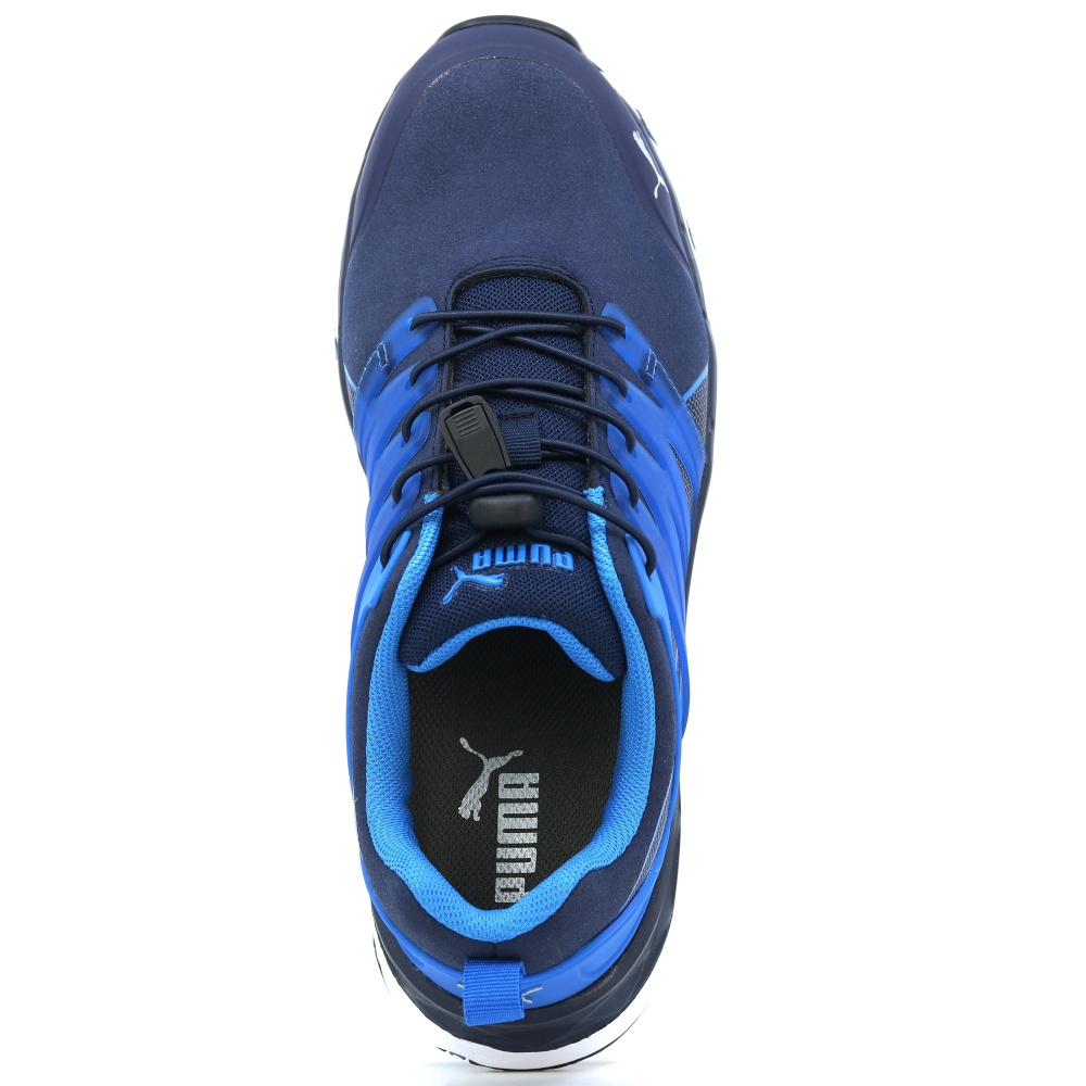 detail PUMA Velocity 2.0 blue low S1P ESD HRO bezpečnostná obuv