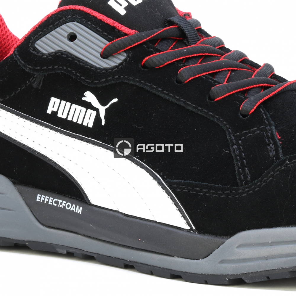 detail PUMA Airtwist black-red S3 ESD pracovná obuv