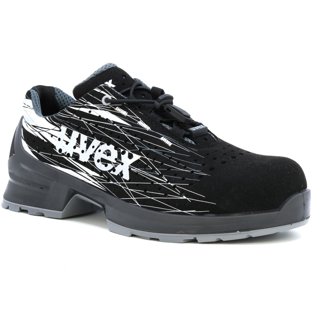 detail UVEX 1 Print S1 65568 černá pánská bezpečnostní obuv