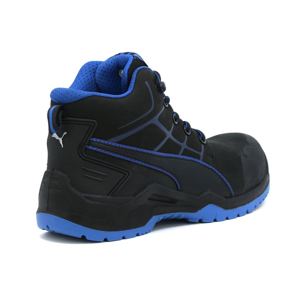 detail PUMA Krypton blue Mid S3 ESD bezpečnostná obuv