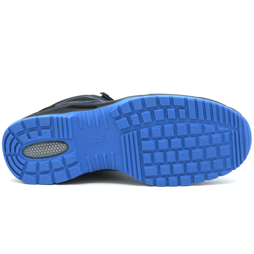 detail PUMA Krypton blue Mid S3 ESD bezpečnostná obuv