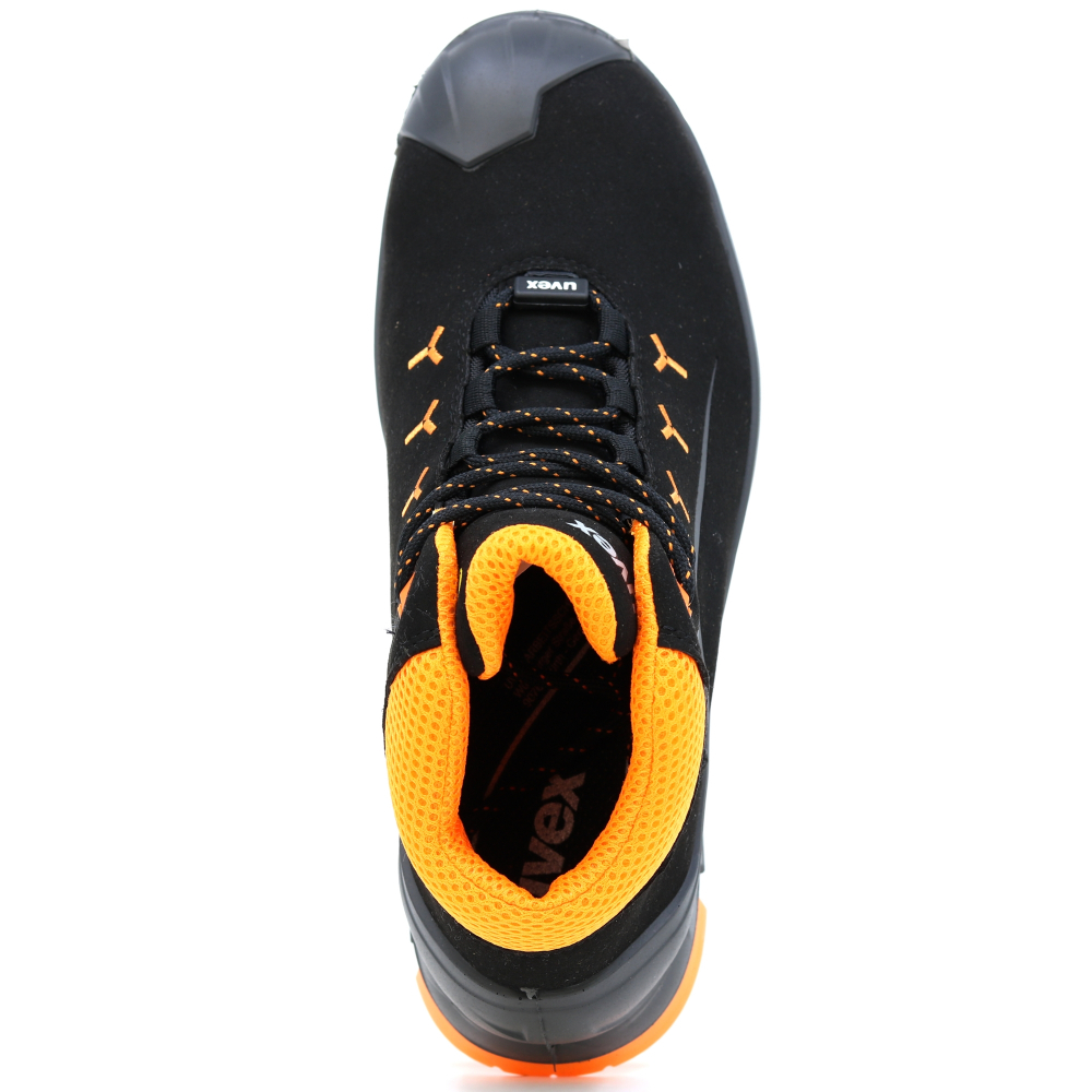 detail UVEX 2 6509 S3 SRC černá pánská bezpečnostní obuv