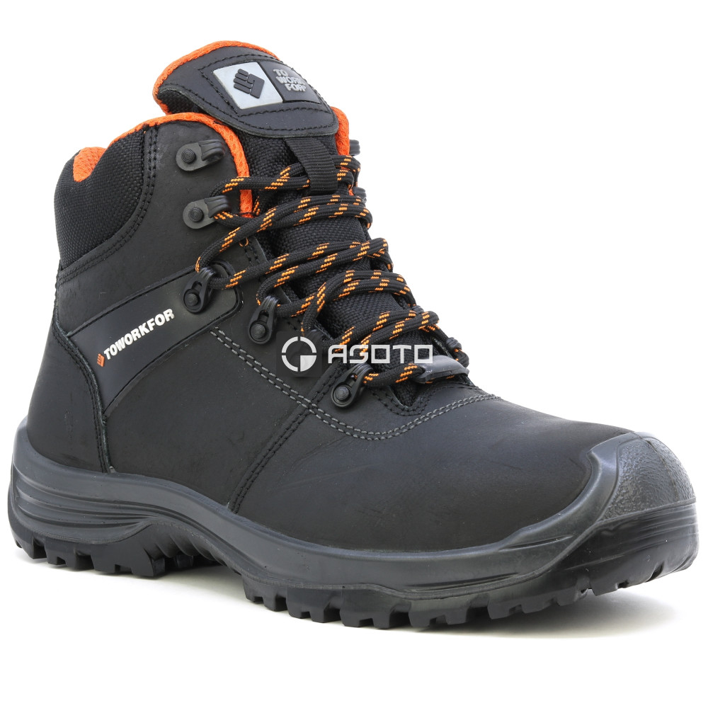 detail TOWORKFOR Trail Boot S3 černá pánská pracovní obuv