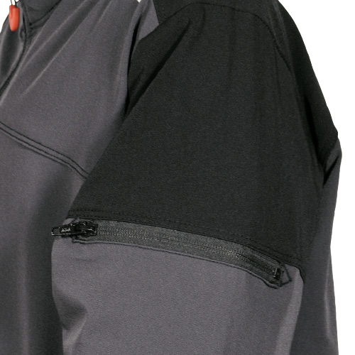 detail COFRA Javre pánská šedá softshell pracovní bunda