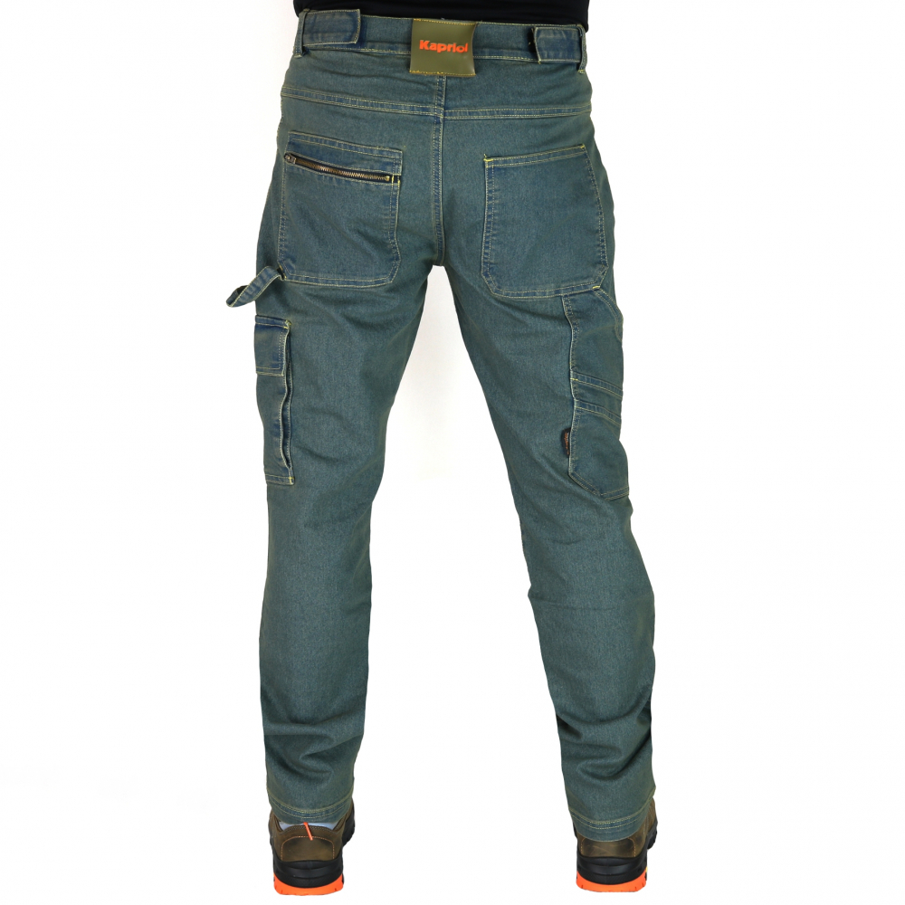 detail KAPRIOL Touran Jeans modré pánské kalhoty