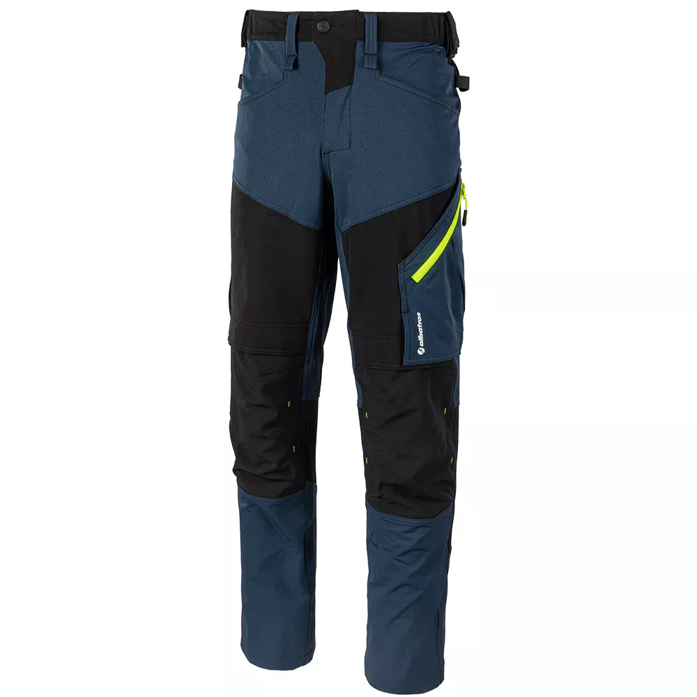 detail ALBATROS Concept Stretch modré pánské pracovní kalhoty