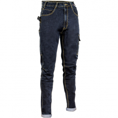 COFRA Cabries Stretch modré pánske jeans nohavice