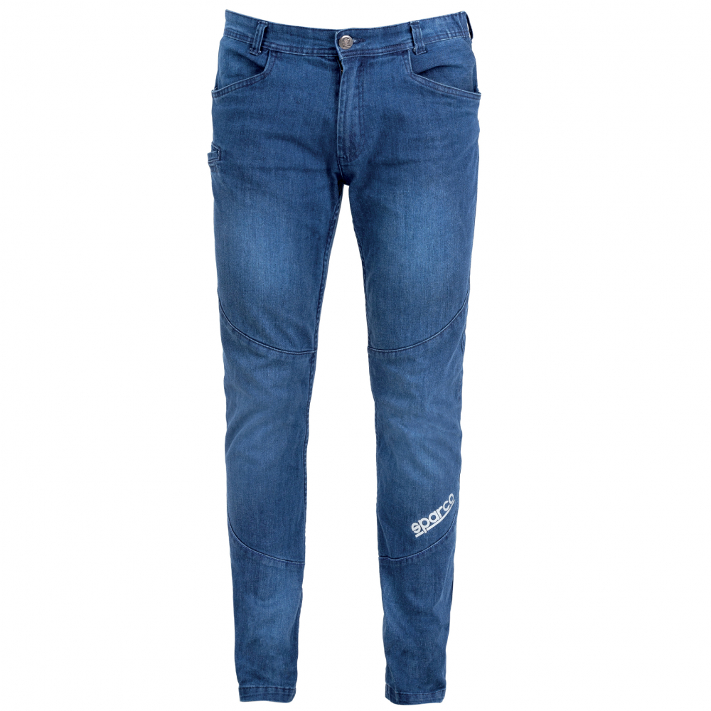 detail SPARCO Denver modré pánské Stretch Jeans