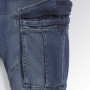 náhled DIADORA Stone Cargo Light modré pánské kalhoty Jeans Stretch