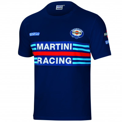 SPARCO Martini Racing modré pánské triko