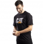náhled CATERPILLAR Trademark Logo černé pánské triko