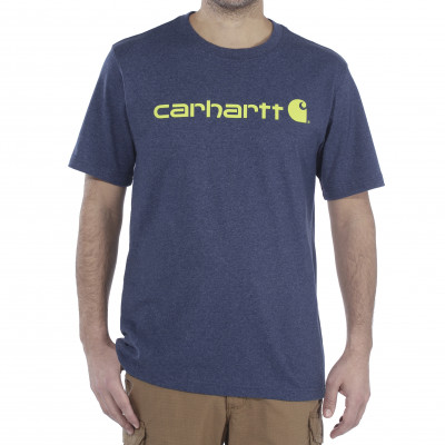 CARHARTT Coro Logo modré pánské triko