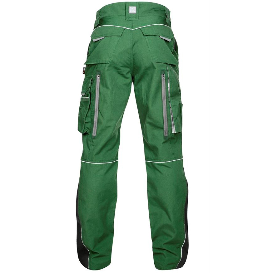 detail ARDON Urban zelené pánske pracovné nohavice