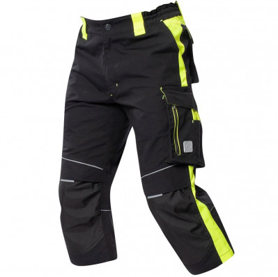 ARDON Neon 3/4 černé pánské pracovní kalhoty