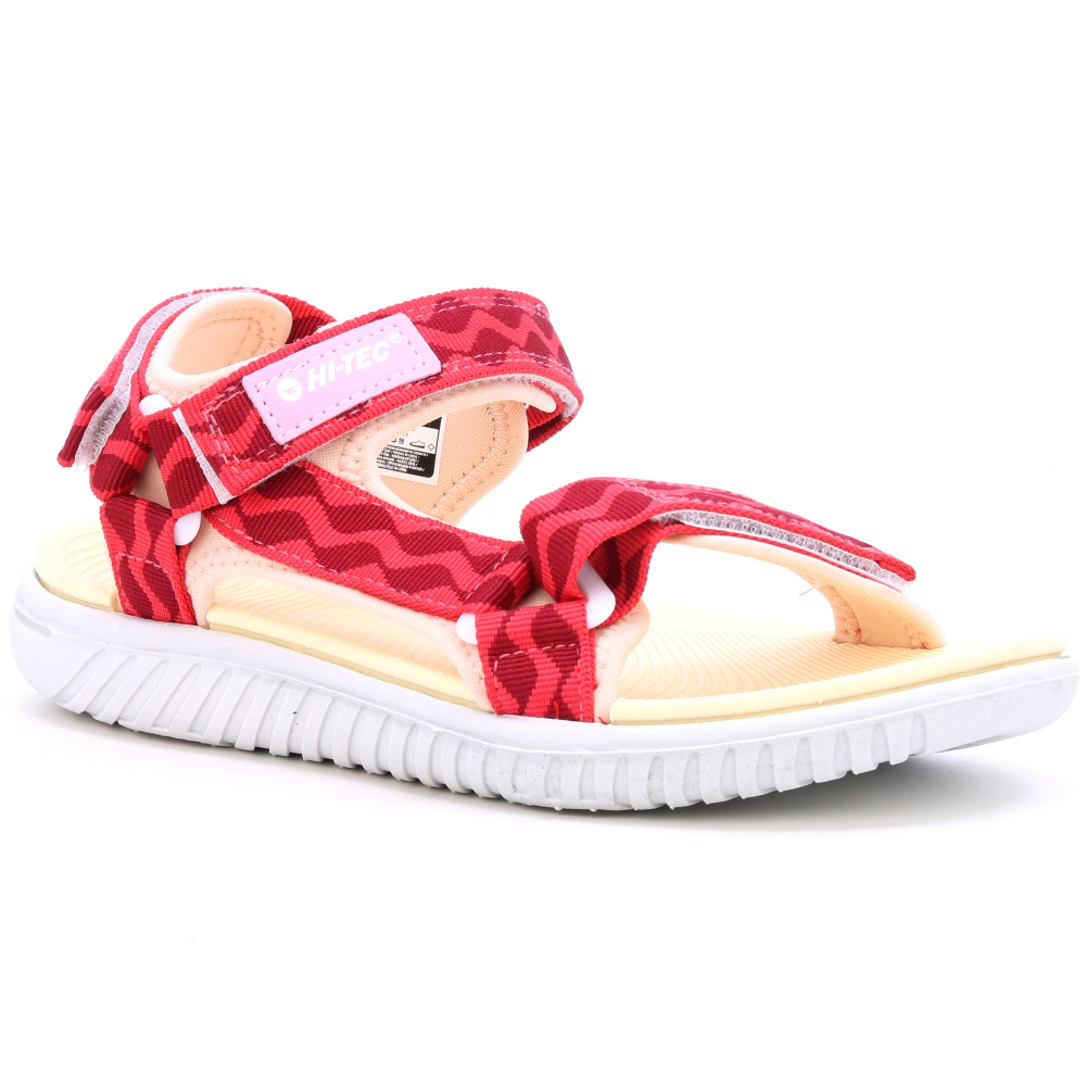 detail HI-TEC Hanar červený dámský outdoor sandál