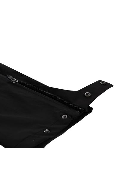 detail ALPINE PRO Rohana dámské softshell kalhoty černé