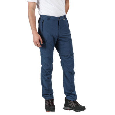 REGATTA Leesville Z/O 2v1 modré pánské outdoor kalhoty