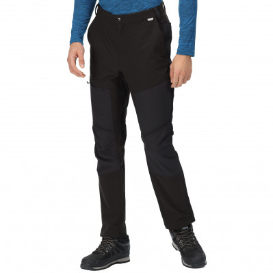 REGATTA Questra IV Stretch černé pánské outdoor kalhoty
