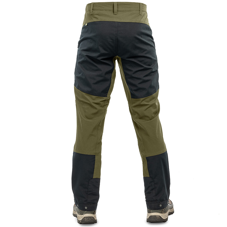 detail ARRAK SWEDEN Hybrid Stretch olivové pánské outdoor kalhoty voděodolné