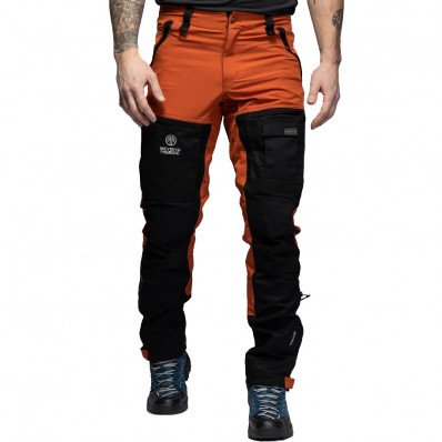 Beyond Nordic Sweden oranžové pánské outdoor kalhoty Teflon EcoElite® RECCO