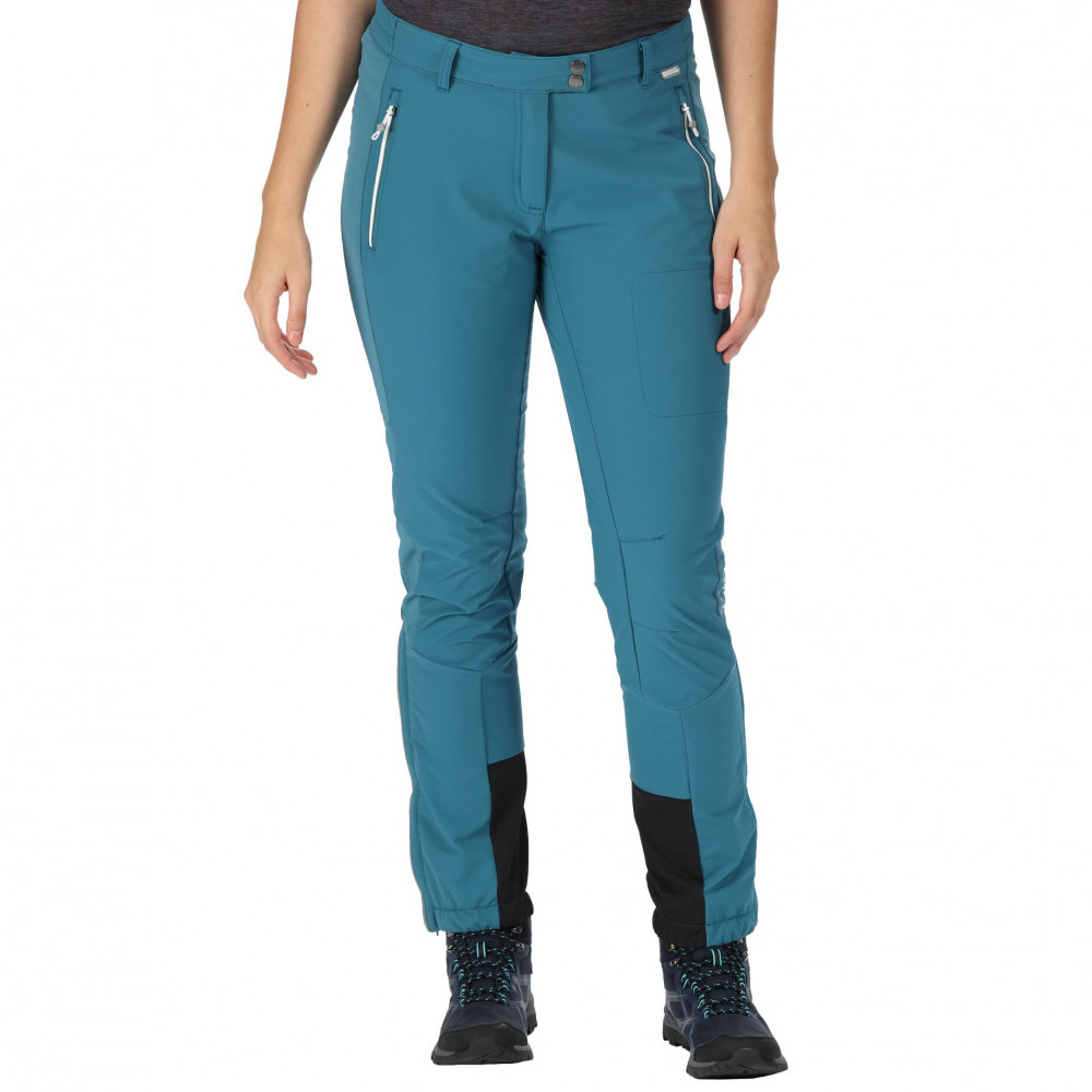 detail REGATTA Mountain Trs modré dámské outdoor kalhoty