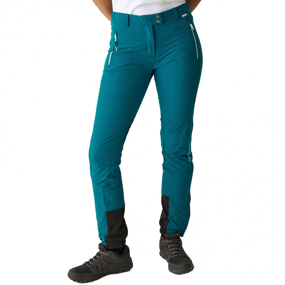 detail REGATTA Mountain Trs III modré dámské outdoor kalhoty