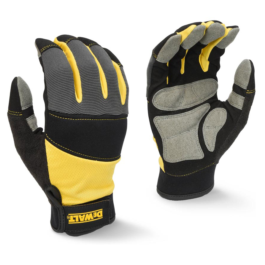 detail DEWALT DPG215 Black Perfomance Glove pracovní rukavice